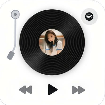Spotify 레코드 카드